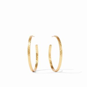 Julie Vos Crescent Gold Hoops